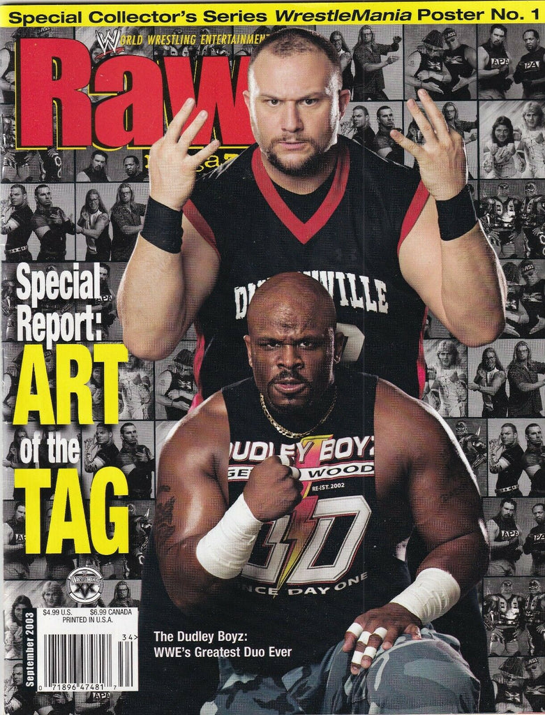 WWF Magazine Dudley Boyz Wrestlemania September 2003 052919nonr
