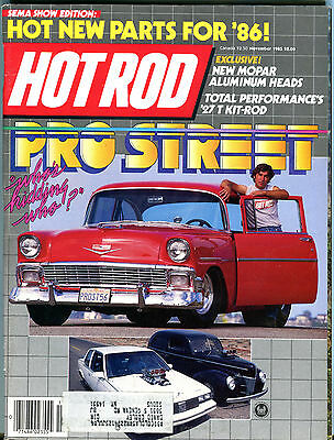 Hot Rod Magazine November 1985 Pro Street EX 031116jhe