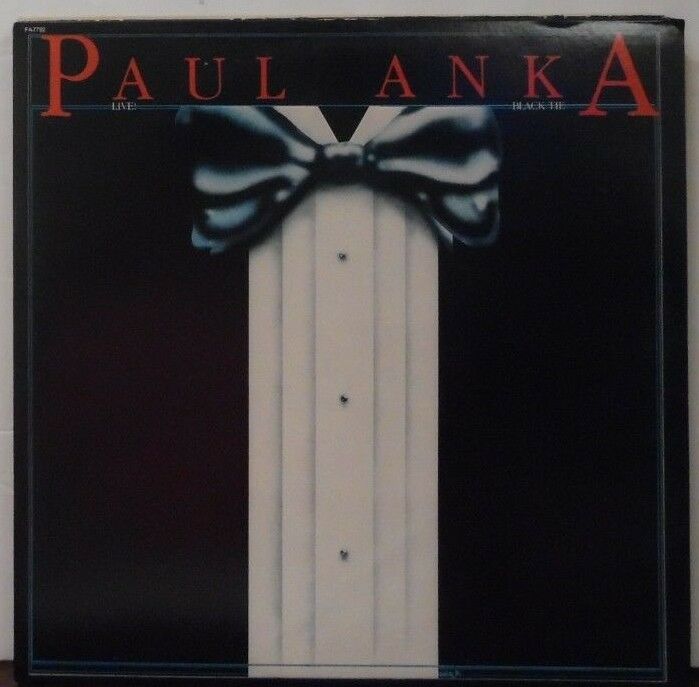 Paul Anka Black Tie Live vinyl FA7792 081218LLE