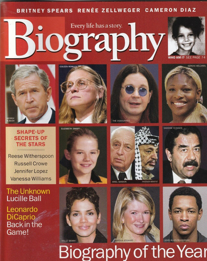 Biography Mag George W. Bush Ozzy Osbourne January 2003 102219nonr
