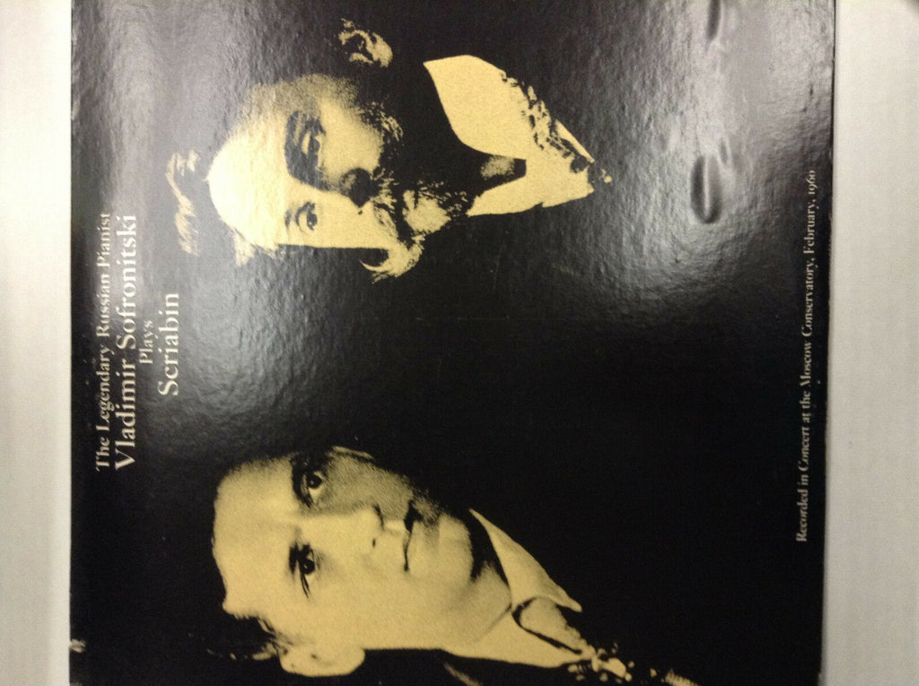 Vladimir Sofronitski Plays Scriabin Westminster Gold WG 8358 MONO 33RPM 030617RR