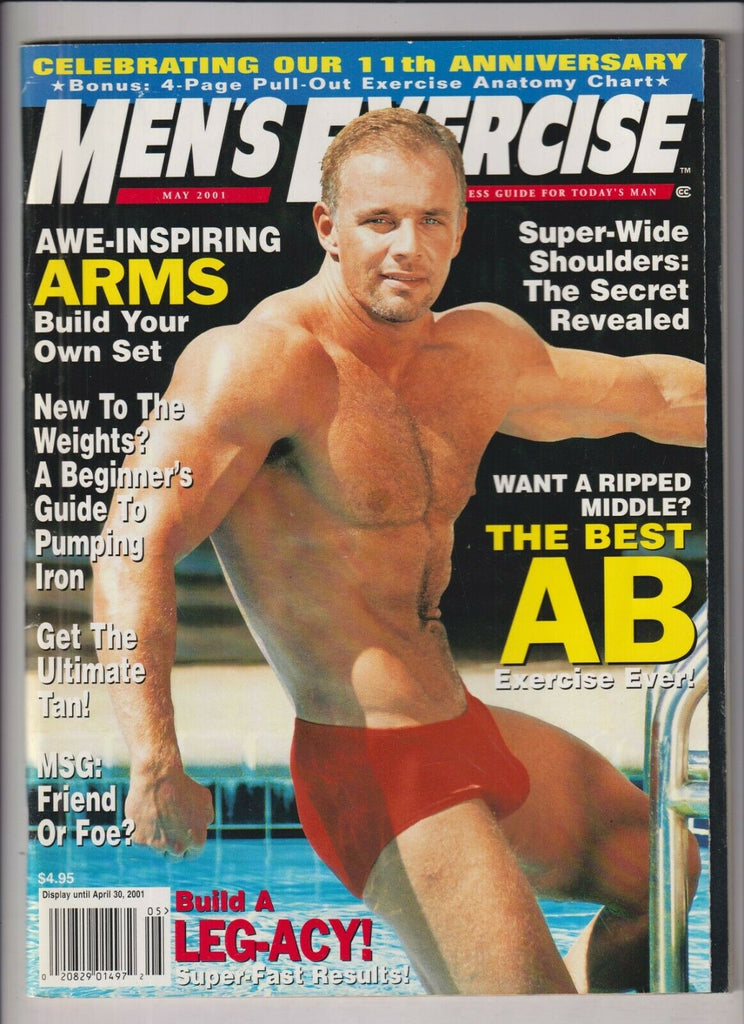Men's Exercise Mag Kevin Blake Raymond Vino May 2001 030720nonr