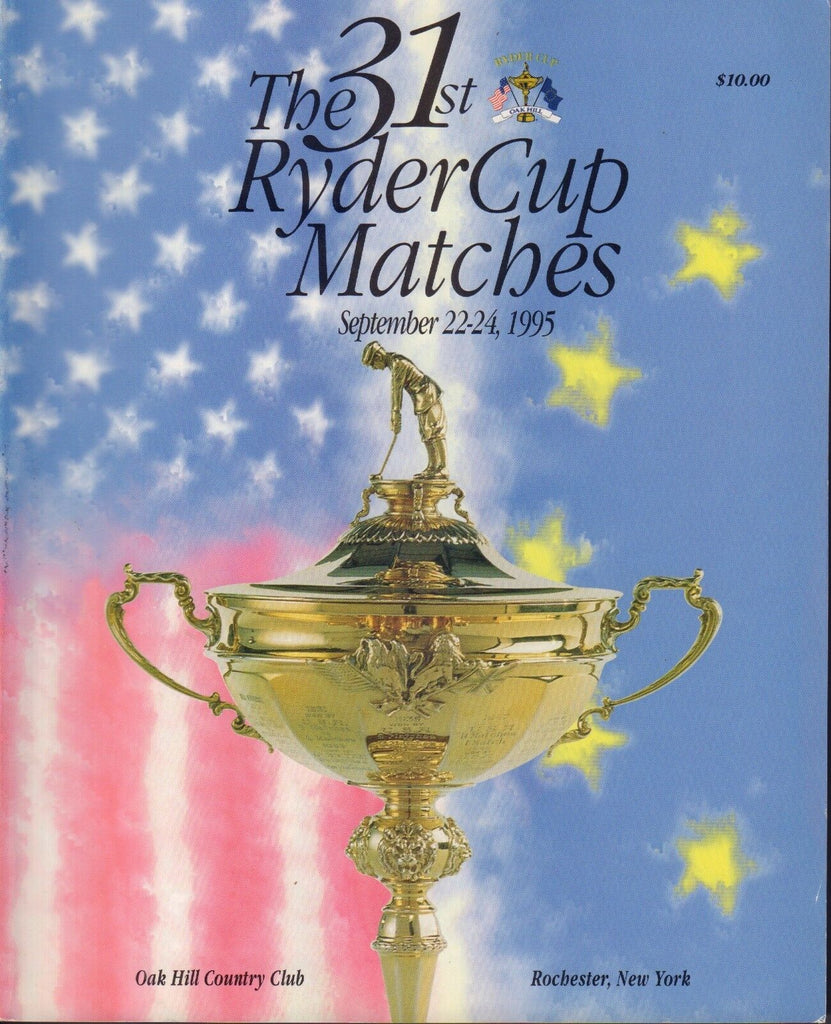 31st Ryder Cup Matches Program 1995 Oak Hill Rochester NY 080417nonjhe