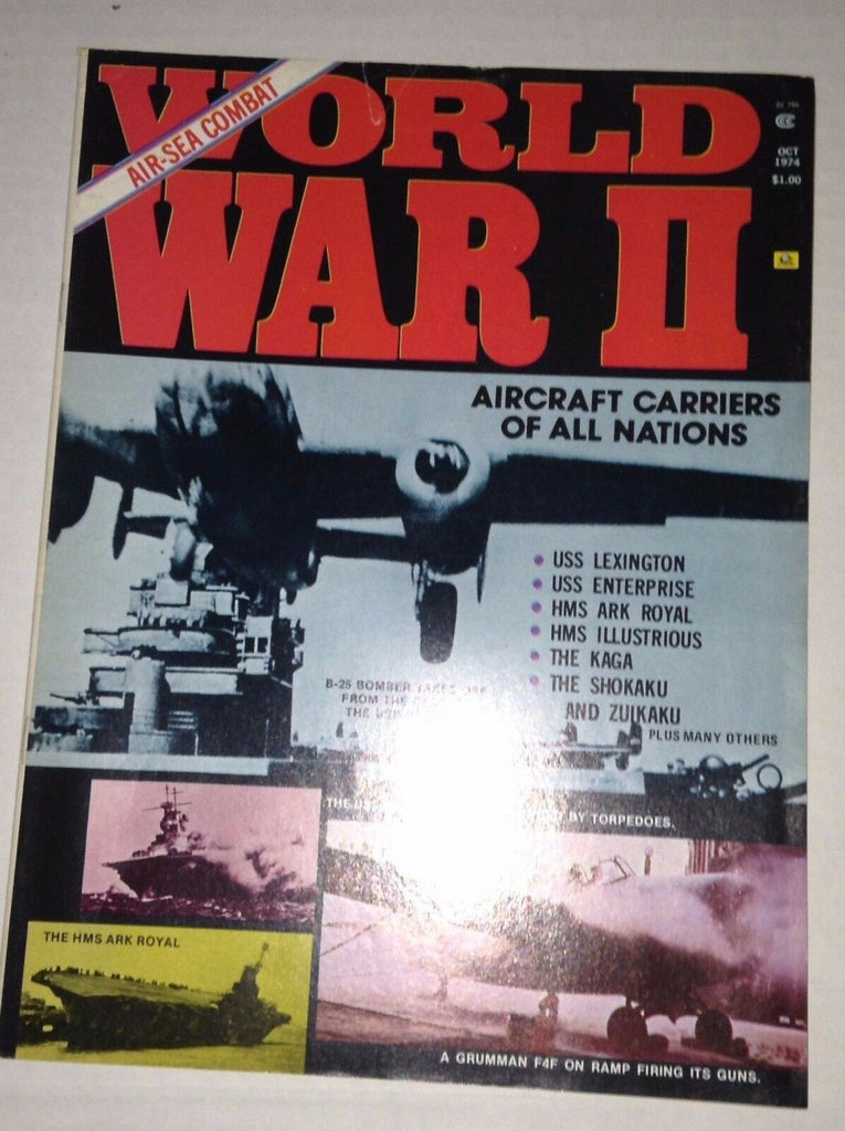 World War II Magazine USS Lexington & Enterprise October 1974 010217RH