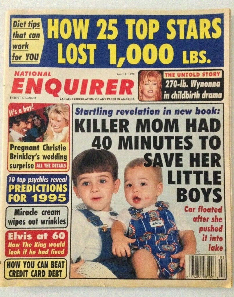 National Enquirer Killer Mom Christie Brinkley January 10, 1995 022719nonrh