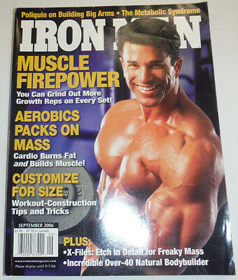 Iron Man Magazine Muscle Firepower & Aerobic Mass September 2006 112514R