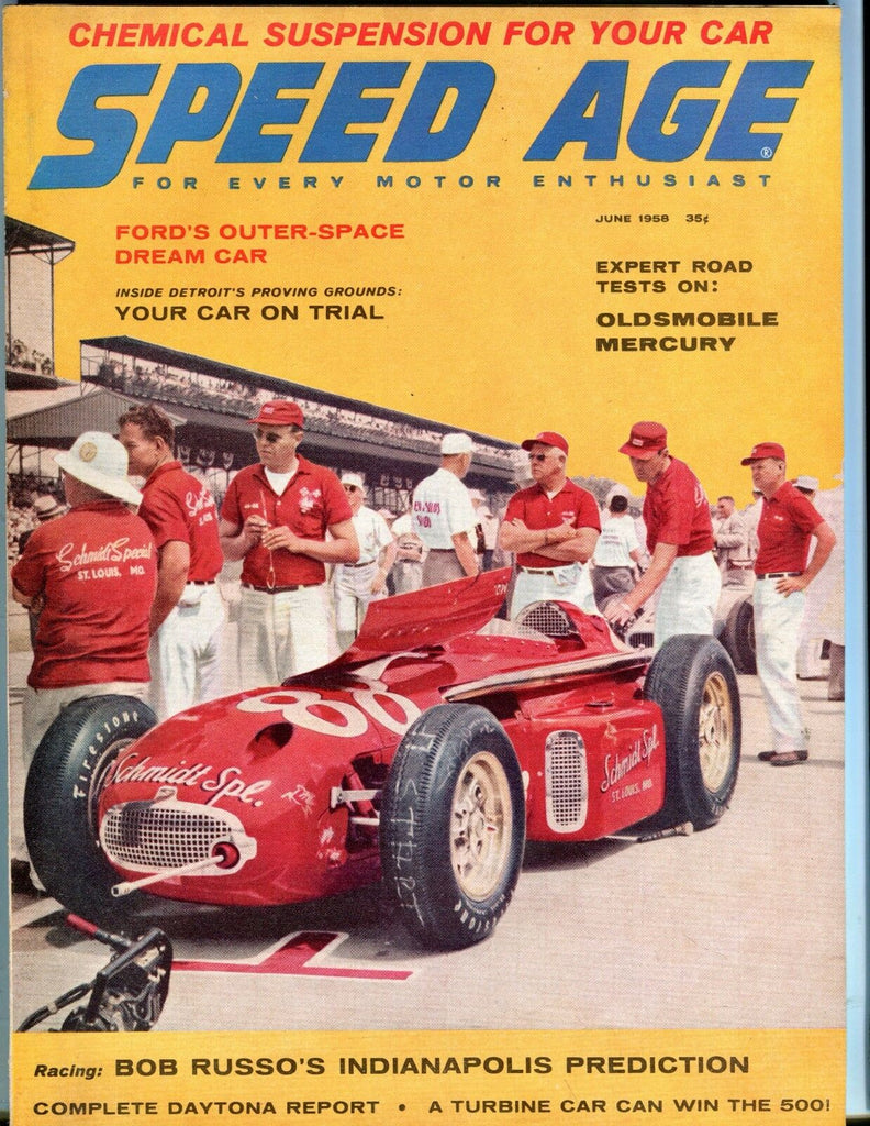 Speed Age Magazine June 1958 Bob Russo VG No ML 052117nonjhe
