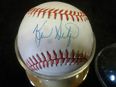 Signed Baseball by Kevin Seitzer Royals 1987 Rookie with COA 100% REAL 011819DBT