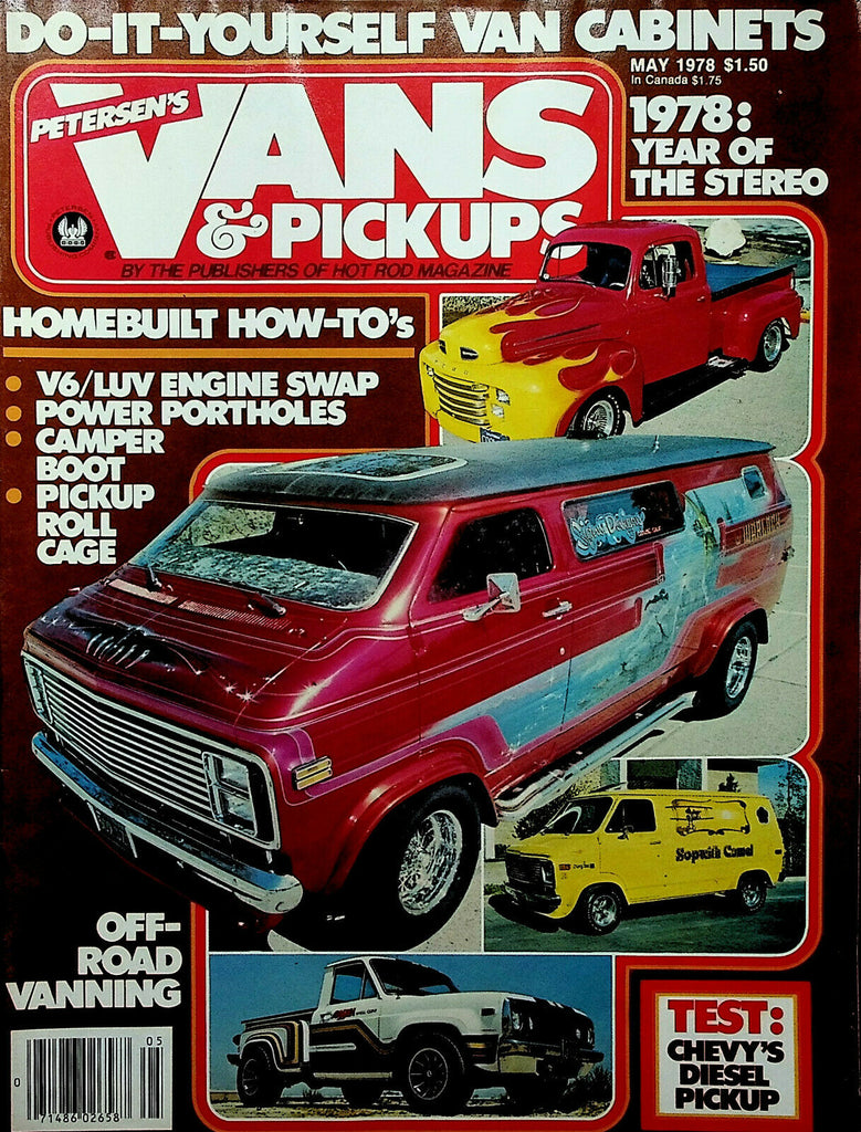 Petersens Vans & Pickups May 1978 1978 Year of Stereo V6 Pickup Roll 051420DBE