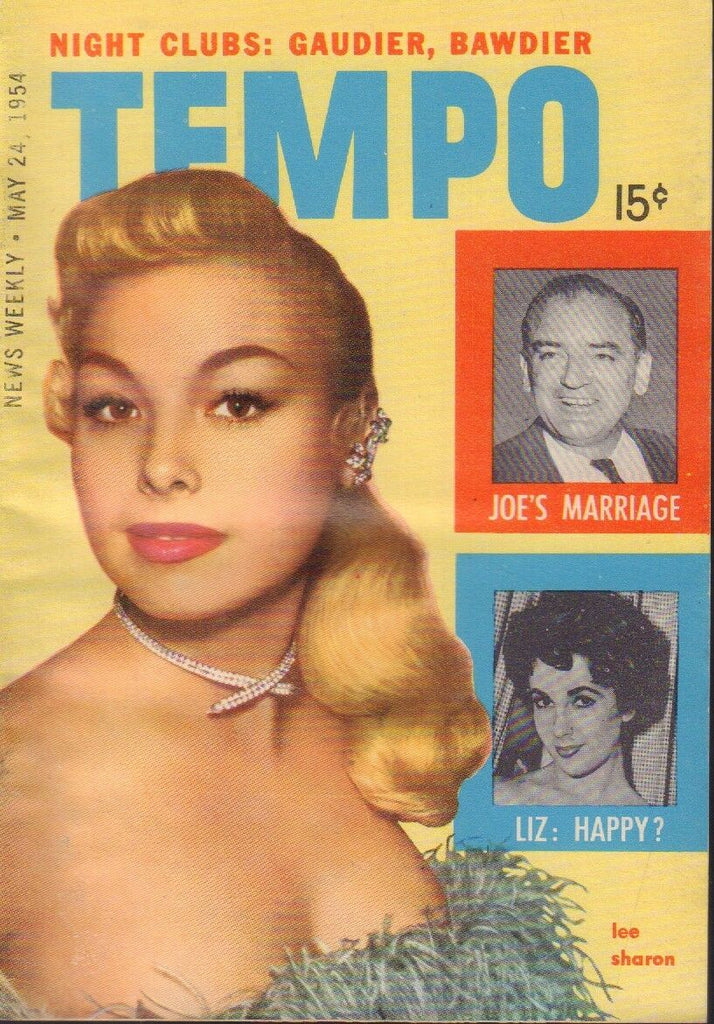 Tempo Digest May 24 1954 Elizabeth Taylor Cheesecake Pin Up 091218AME2