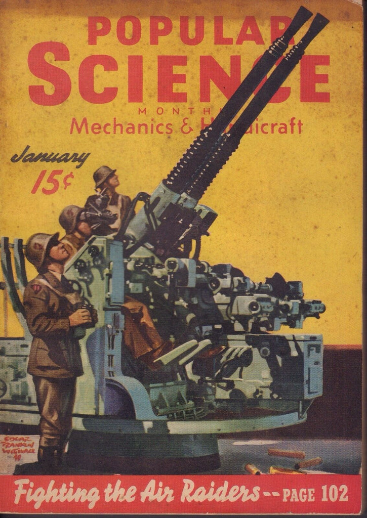 Popular Science Magazine January 1940 Air Raiders 102317nonjhe