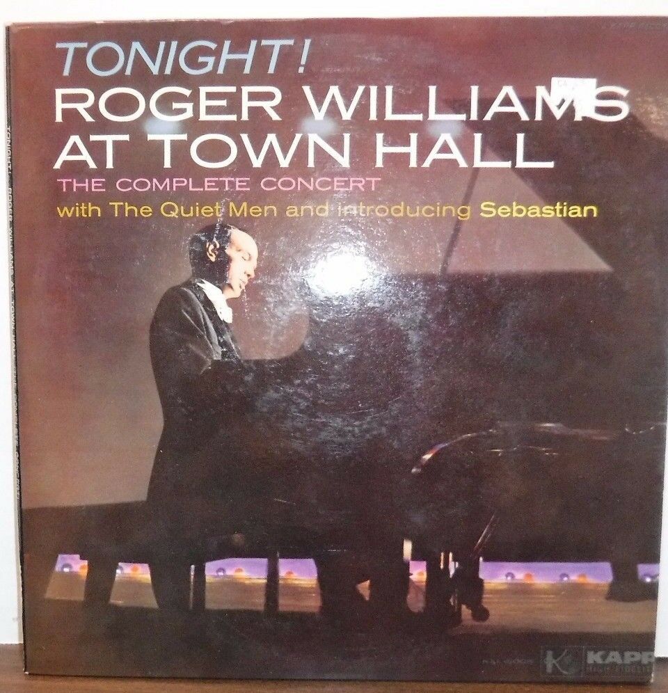 Tonight Roger Williams at Town Hall the complete concert 33RPM 100116LLE#2