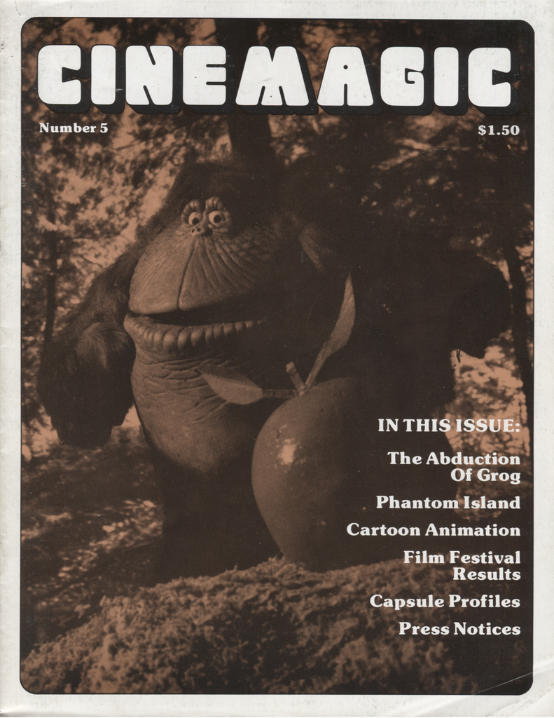 Cinemagic Number 5 Winter 1976 the Abduction of Grog Phantom Island 072120DBE