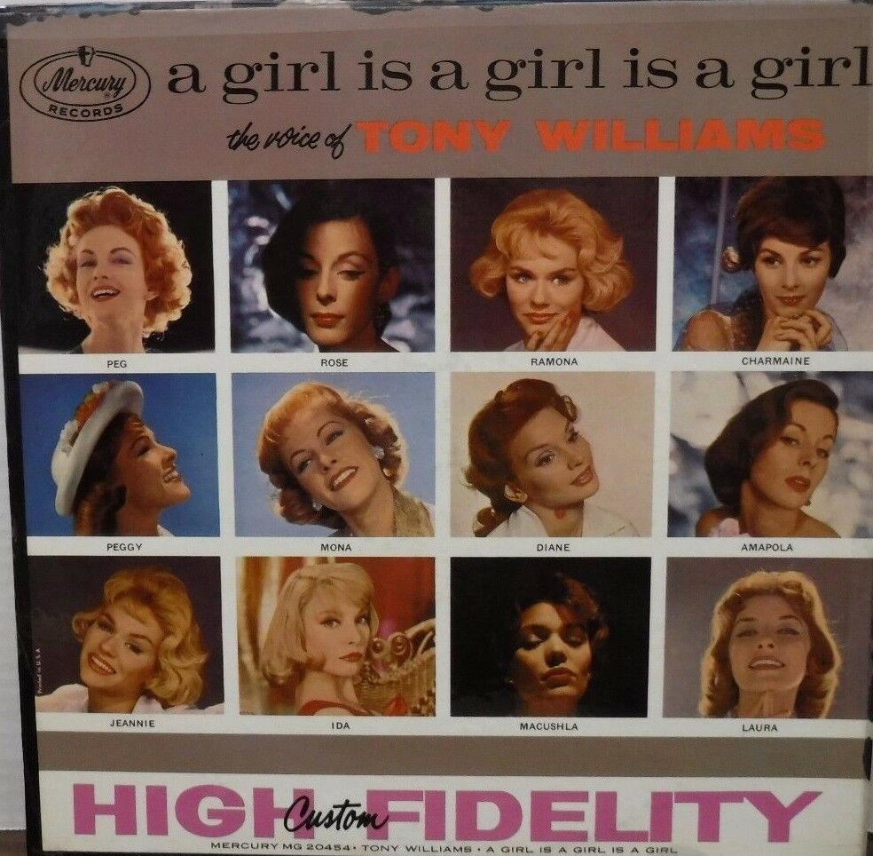 A girl is a girl is a girl the voice of Tony Williams 33RPM MG-20454 112016LLE