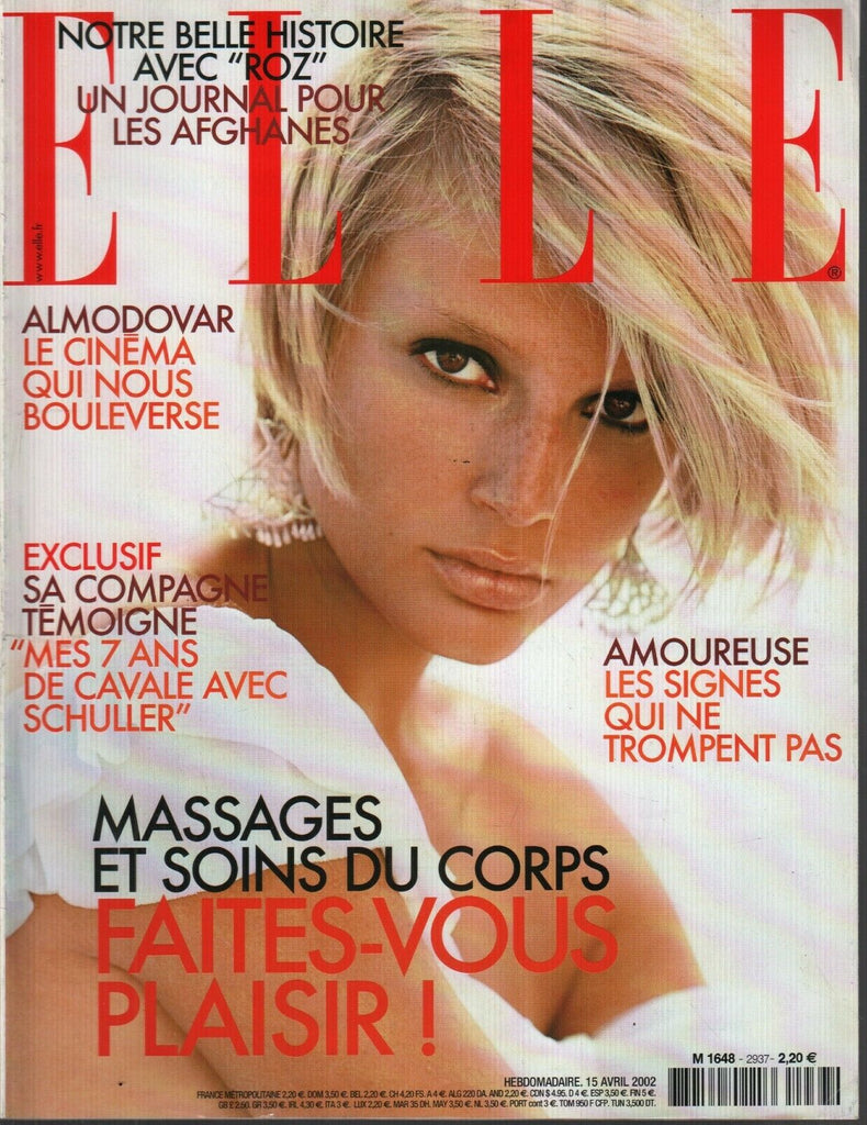 Elle French Magazine 15 Avril 2002 Bridget Hall Fashion 091719AME2