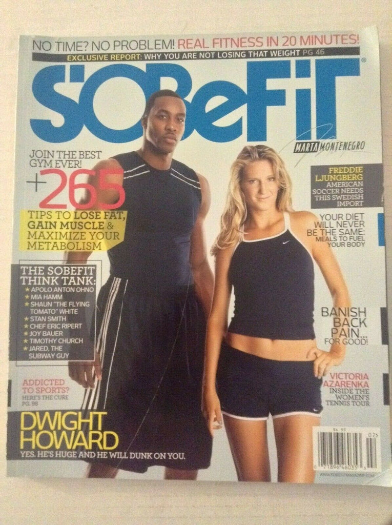SobeFit Magazine Victoria Azarenka Dwight Howard Jan/Feb 2010 040319nonrh
