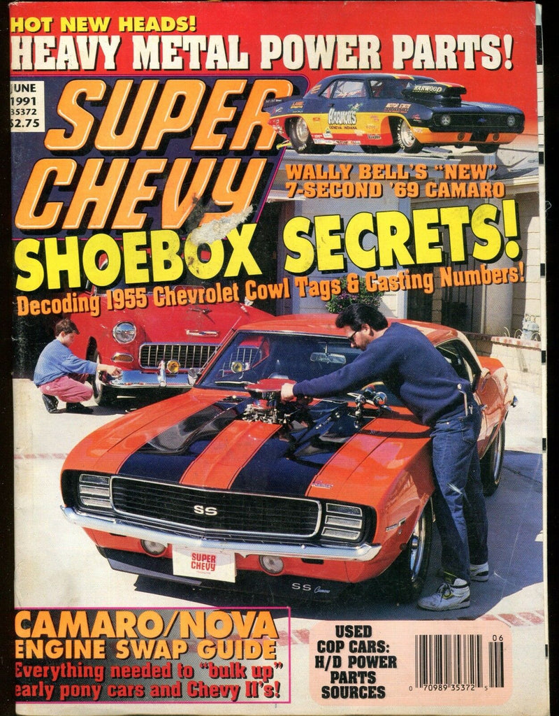 Super Chevy Magazine June 1991 Wally Bell VG No ML 030217nonjhe