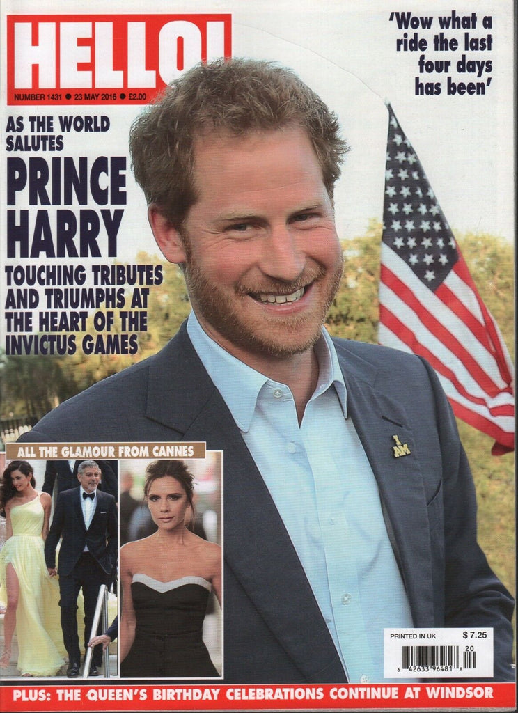 Hello! Magazine May 23 2016 Prince Harry Melanie Sykes 062918DBE3