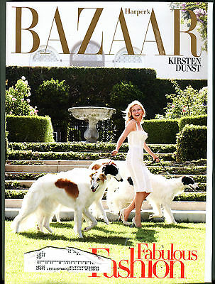 Harper's Bazaar Magazine October 2008 Kirsten Dunst EX 072016jhe