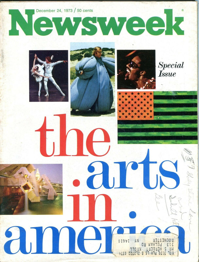 Newsweek Magazine December 24 1973 Arts In America VG w/ML 112316jhe