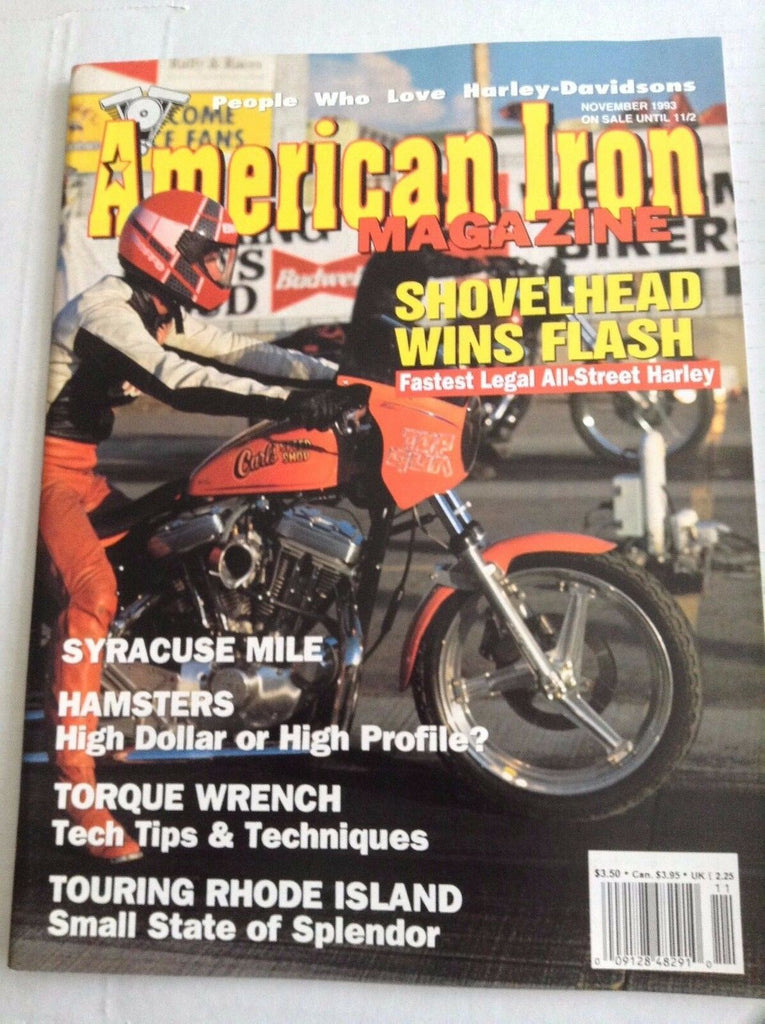 American Iron Magazine Shovelhead Wins Flash November 1993 032317NONRH