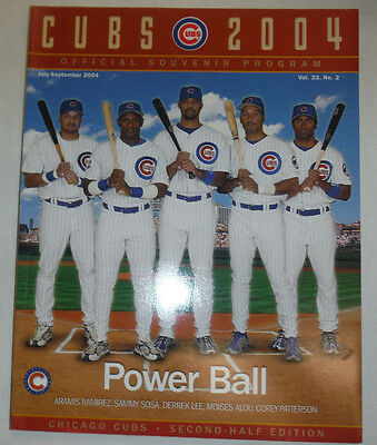 Cubs Magazine Aramis Ramirez Sammy Sosa Derek Lee September 2004 021015R
