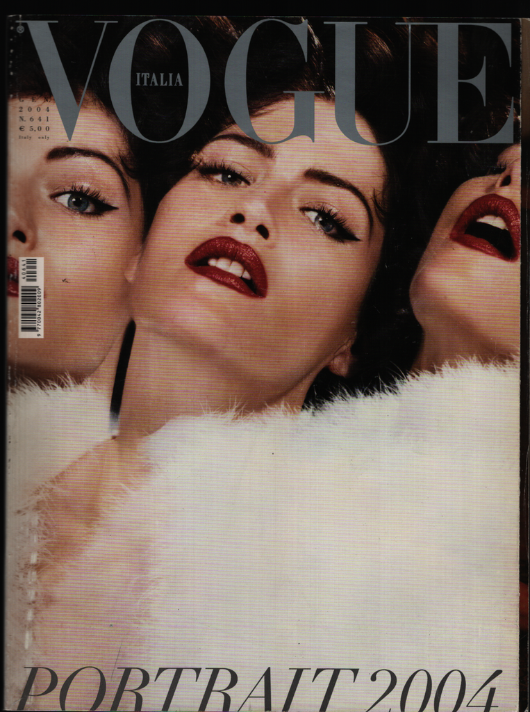 Vogue Italia Fashion Magazine January 2004 Val Kilmer Andrea Gruber 021121ame