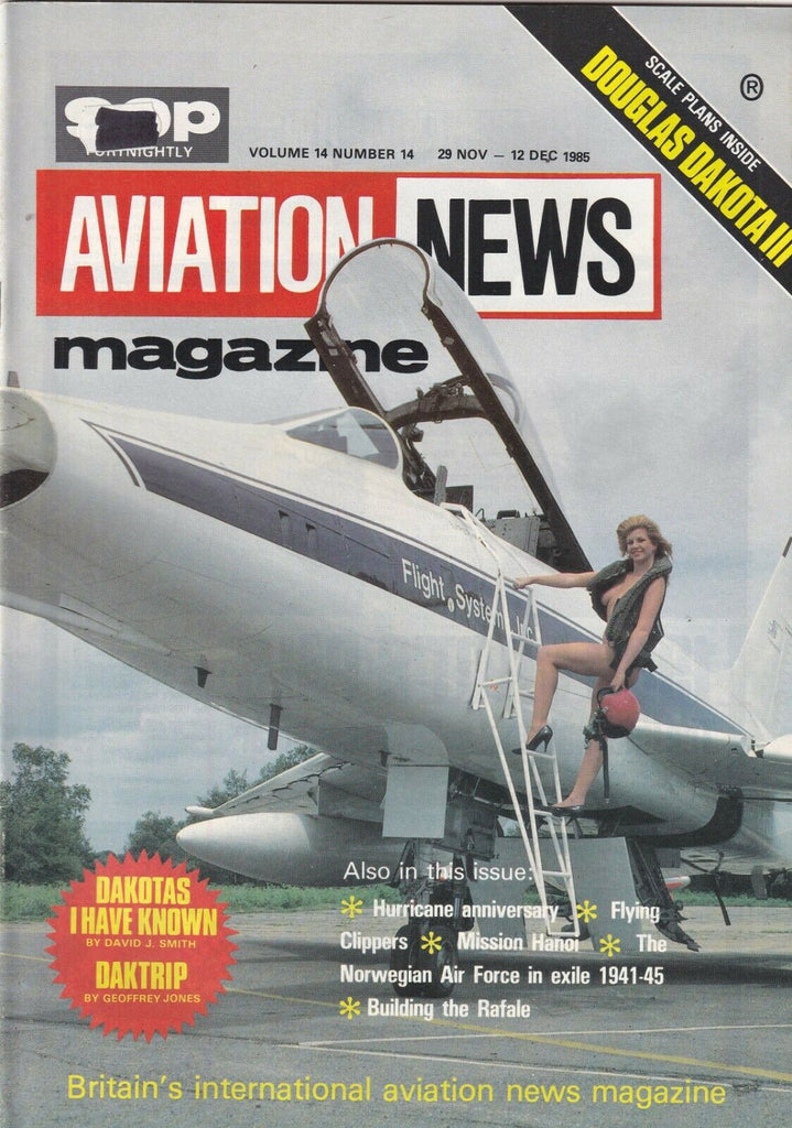 Aviation News Mag Hurricane Anniversary & Daktrip Nov/Dec 1985 092619nonr