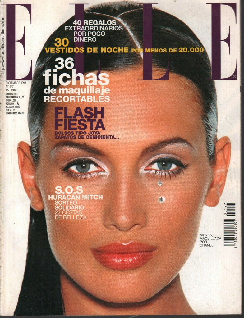 Elle Spanish Fashion Magazine December 1998 Milla Jovovich Nieves 091120ame2