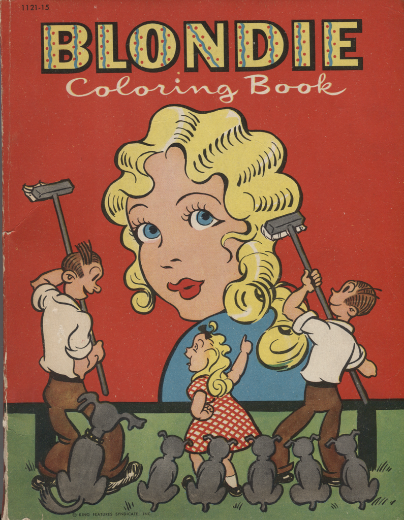 Blondie Coloring Book 1121-15 1950 072120DBE