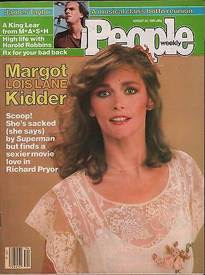 People Weekly August 24 1981 Margot Kidder, James Taylor EX 012716DBE