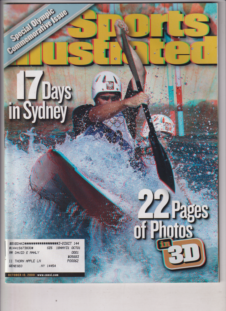 Sports Illustrated Special Olympics Issue In 3D October 18, 2000 011820nonr