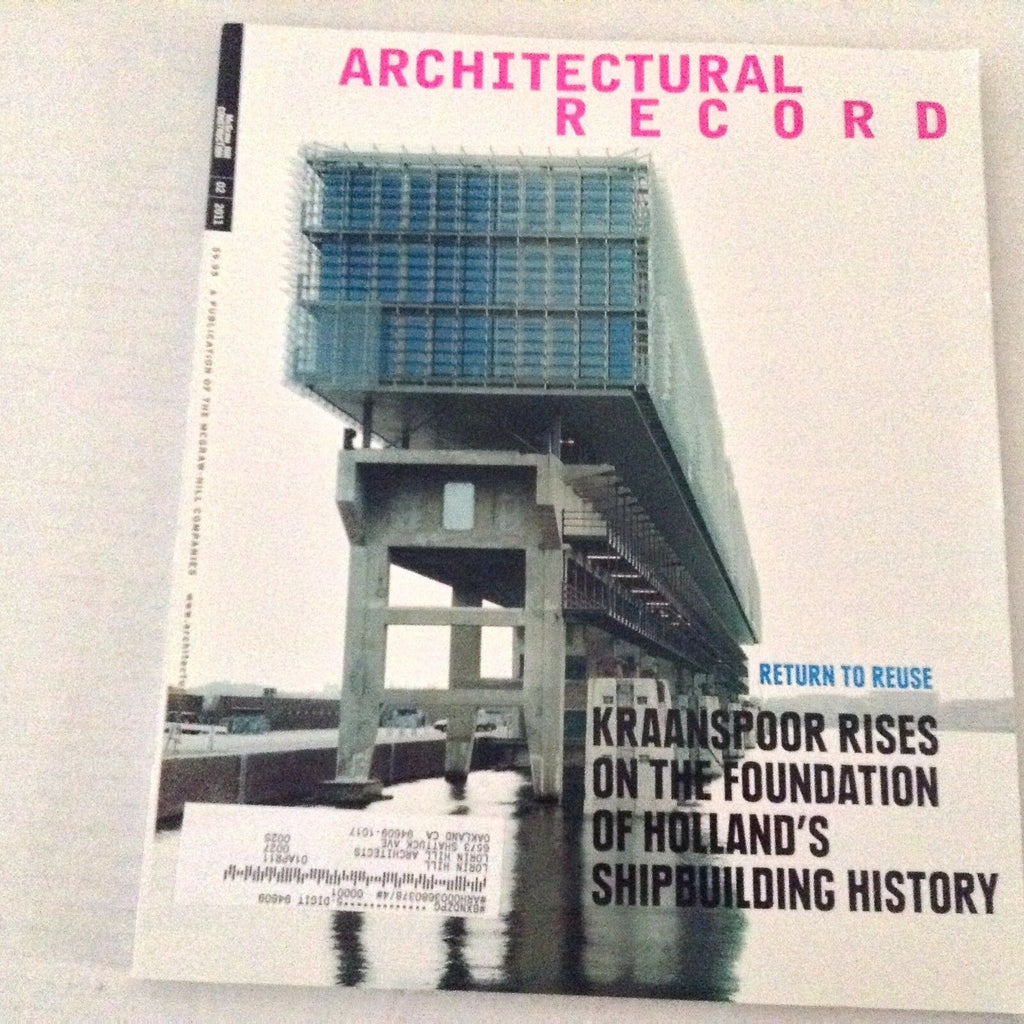 Architectural Record Magazine Kraanspoor Rises February 2011 070417nonrh