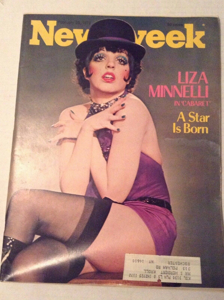 Newsweek Magazine Liza Minnelli February 28, 1972 101216R2