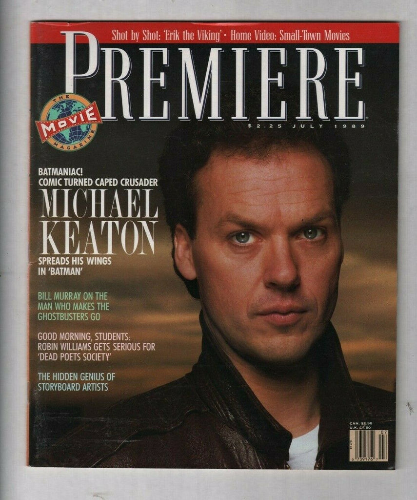 Premiere Magazine Michael Keaton Bill Murray July 1989 012720nonr