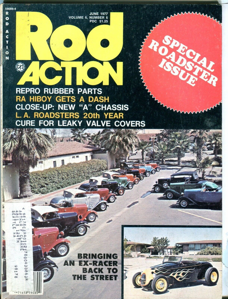 Rod Action Magazine June 1977 Roadster Issue EX w/ML 031017nonjhe