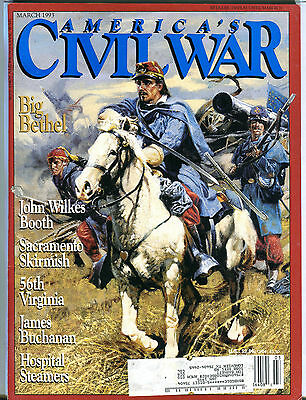 America's Civil War Magazine March 1993 Big Bethel EX 080616jhe