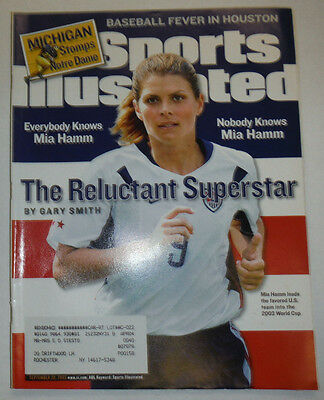 Sports Illustrated Magazine Mia Hamm & 2003 World Cup September 2003 012815R