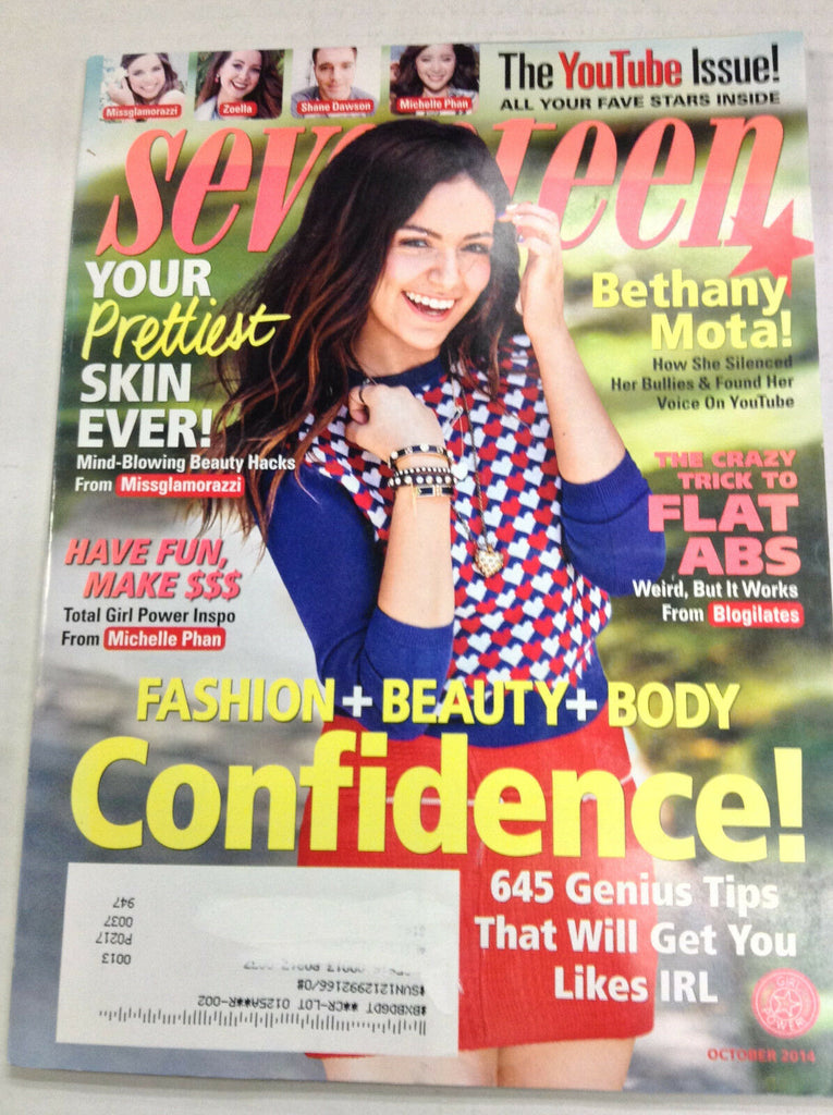 Seventeen Magazine Bethany Mota Pretty Skin October 2014 050417nonr