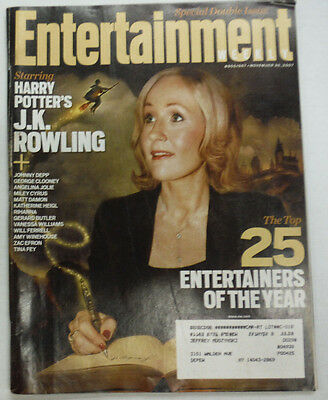 Entertainment Weekly Magazine Harry Potter's J.K. Rowling November 2007 051615R