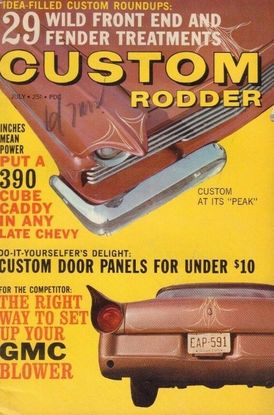 Custom Rodder July 1962 Robert Hegge Martyn Schorr 122218DBE