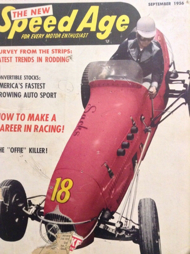 Speed Age Magazine Growing Auto Sport September 1956 061018nonrh