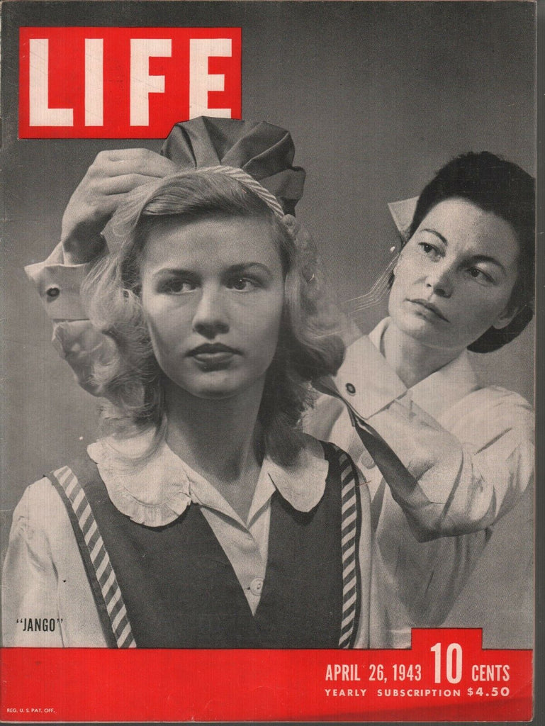 Life Magazine April 26 1943 Jango Nurse Aids Vintage WWII Ads 082119AME