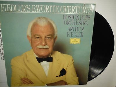 33 RPM Vinyl Arthur Fiedler Fiedler's Favorite Overtures Boston Pops 010815SM