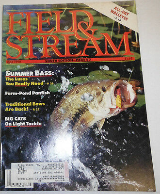 Field & Stream Magazine Summer Bass The Lures You Need July 1990 090414R