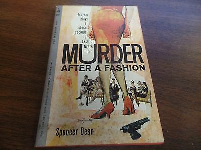 Murder After a Fashion Spencer Dean Pocket Book 1961 Mystery Novel 121415ame