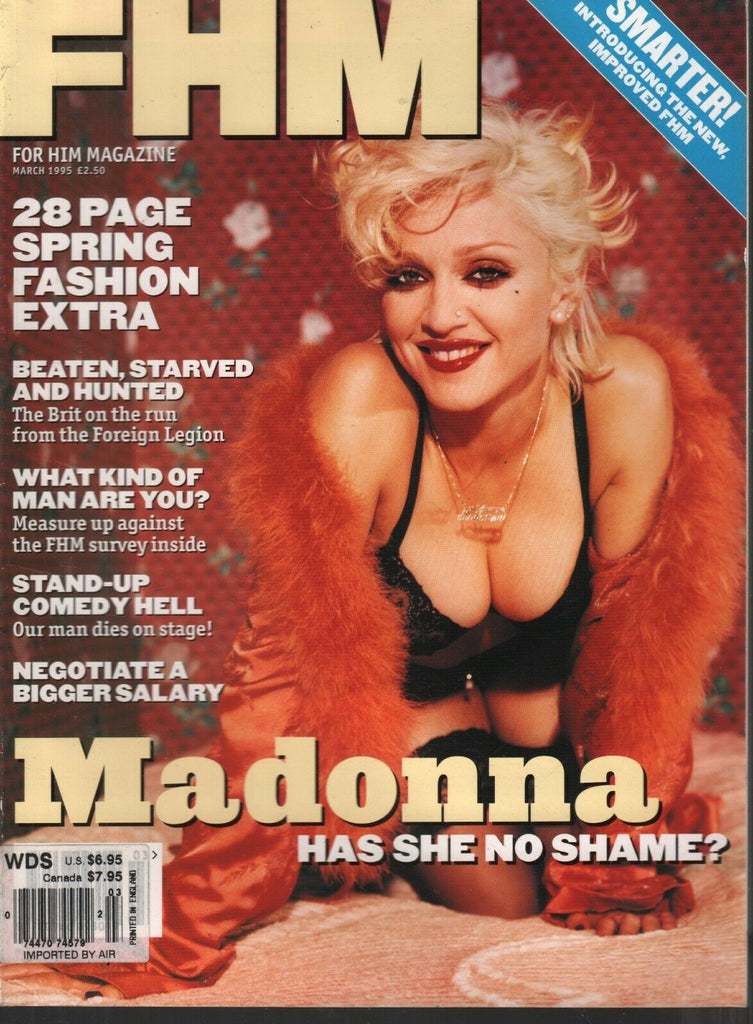 FHM UK Magazine March 1995 Madonna 112219AME3