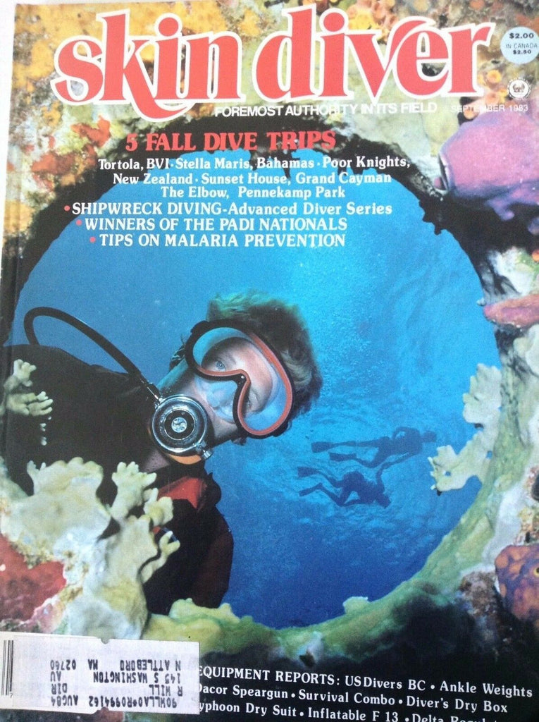 Skin Diver Magazine 5 Fall Dive Trips September 1983 090717nonrh