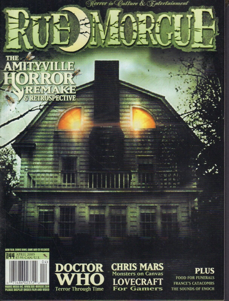 Rue Morgue April 2005 Amityville Horror Doctor Who Chris Mars 020218DBE2