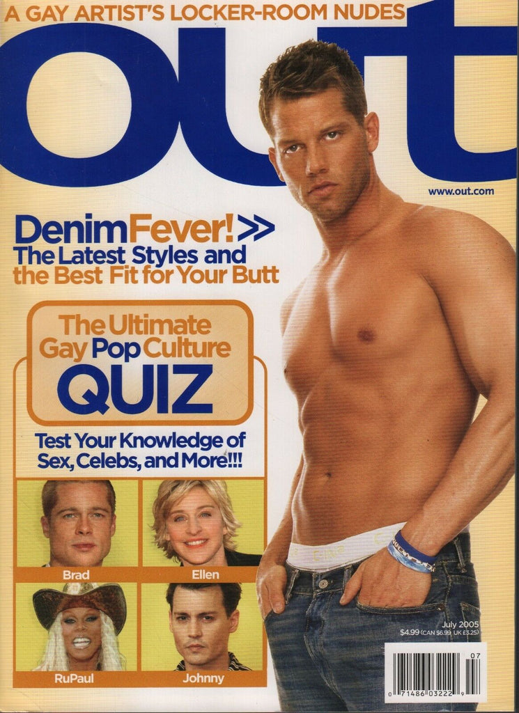 Out July 2005 Brad Pitt RuPaul Johnny Depp 060618DBF